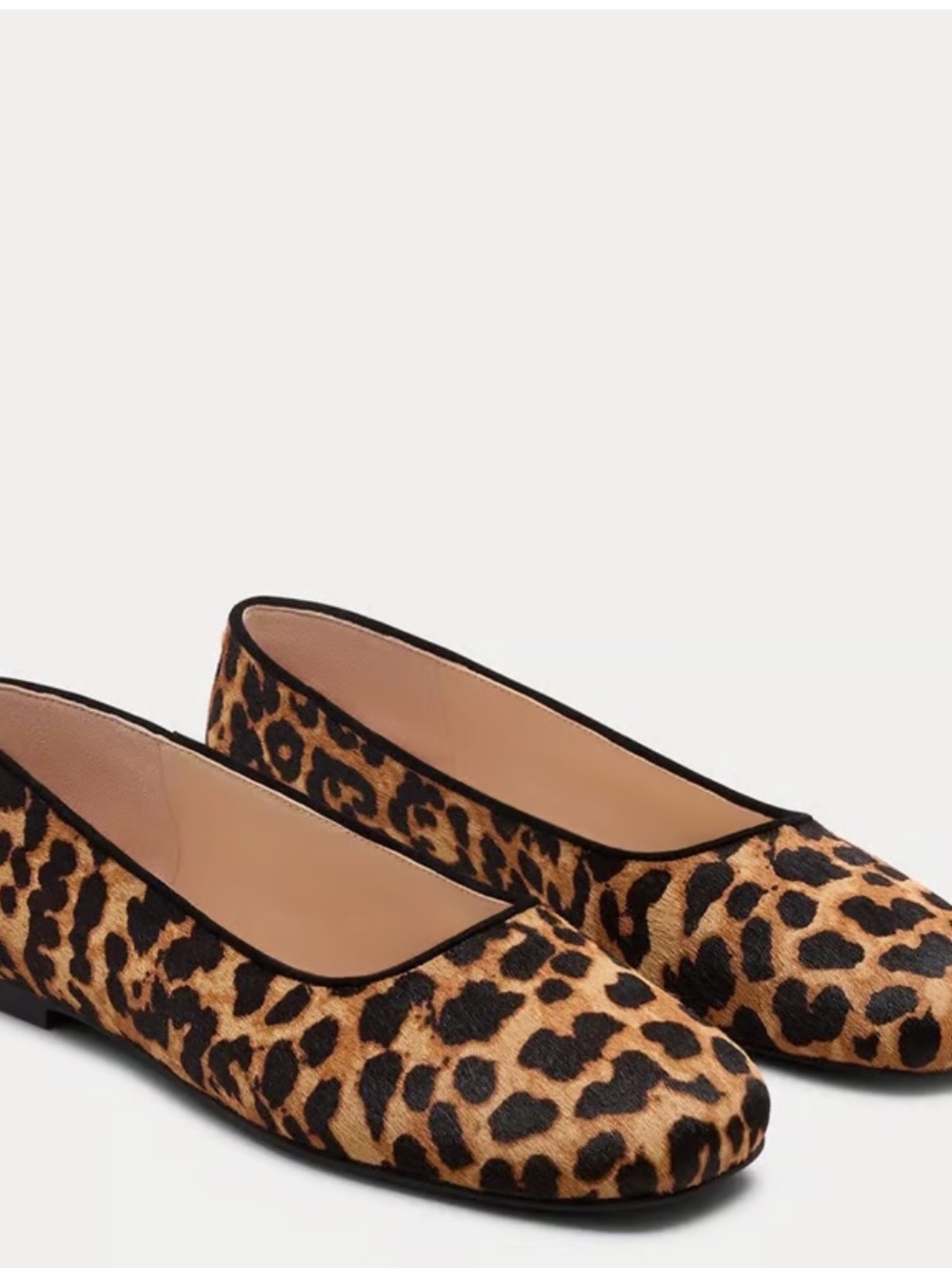 Stuart Weitzman KACEY BALLET FLAT- leopard print
